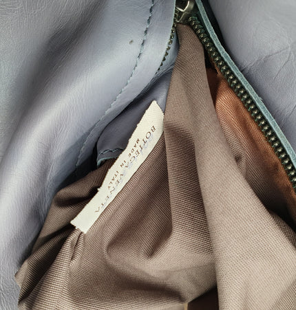 Bottega veneta leather messenger bag