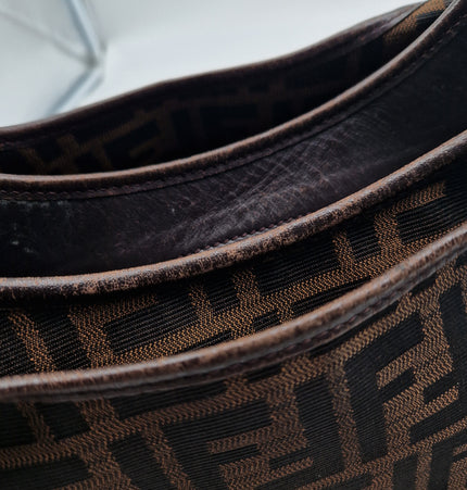 Sac bandoulière en tissu Fendi FF