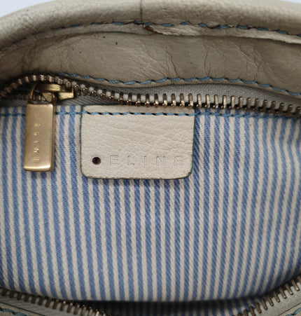 Celine Ava vintage triomphe shoulder cloth bag