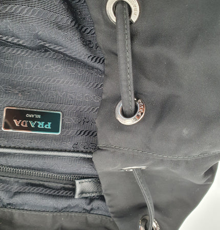 Prada cloth backpack