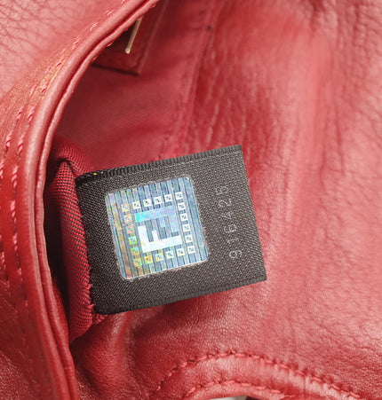 Sac bandoulière Fendi baguette en cuir