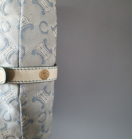 Celine Ava vintage triomphe shoulder cloth bag