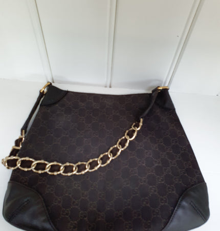 Gucci shoulder cloth bag