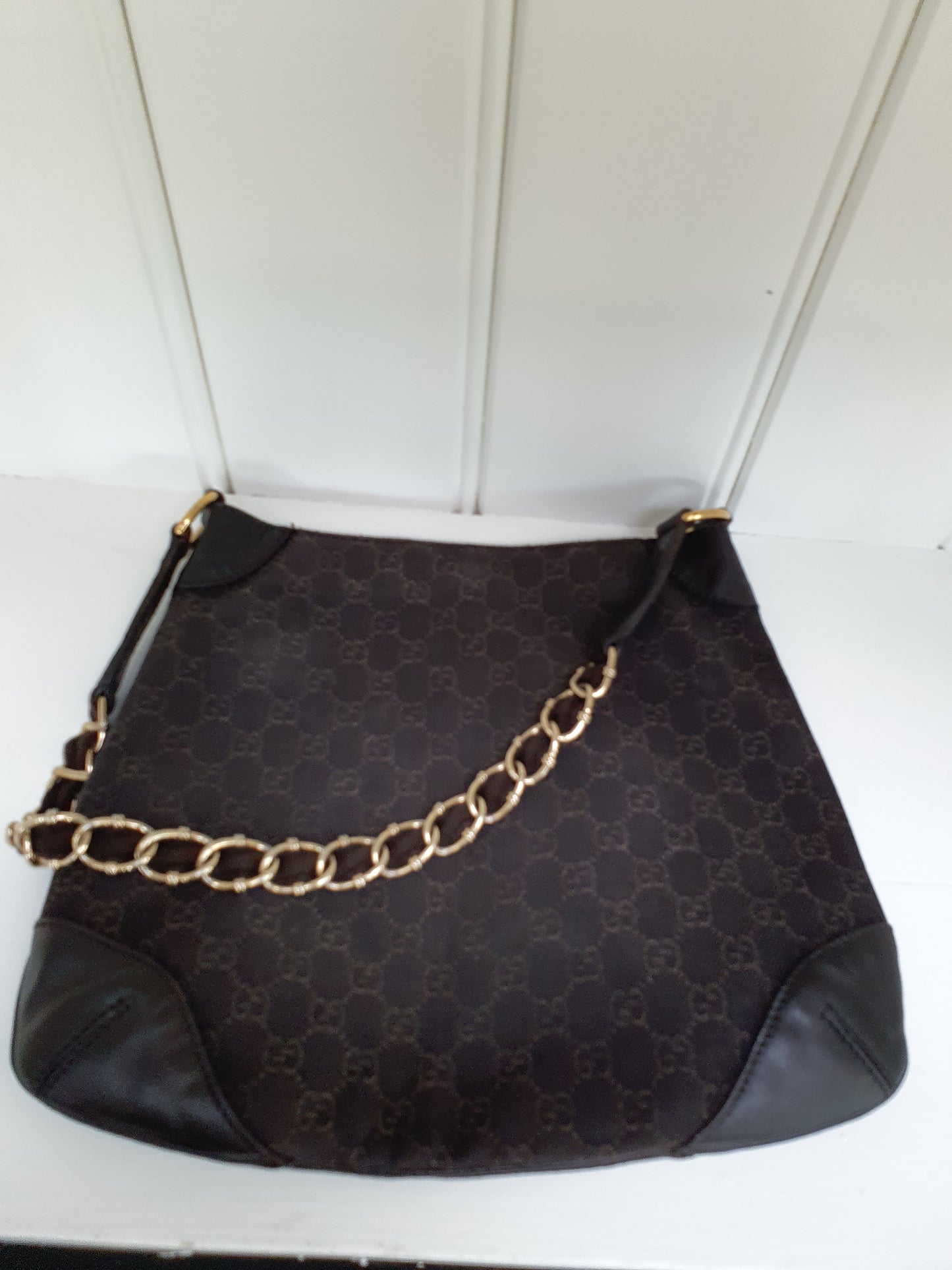 Gucci shoulder cloth bag