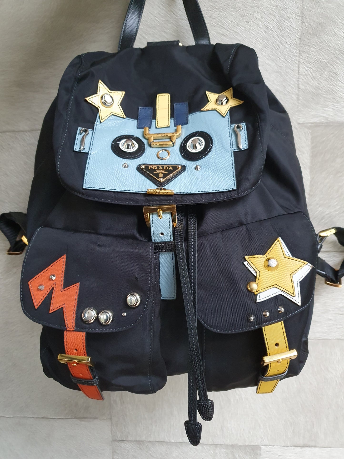 Prada robot backpack