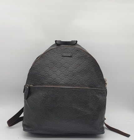Gucci leather backpack
