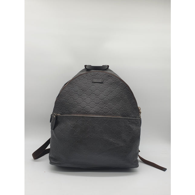 Gucci leather backpack