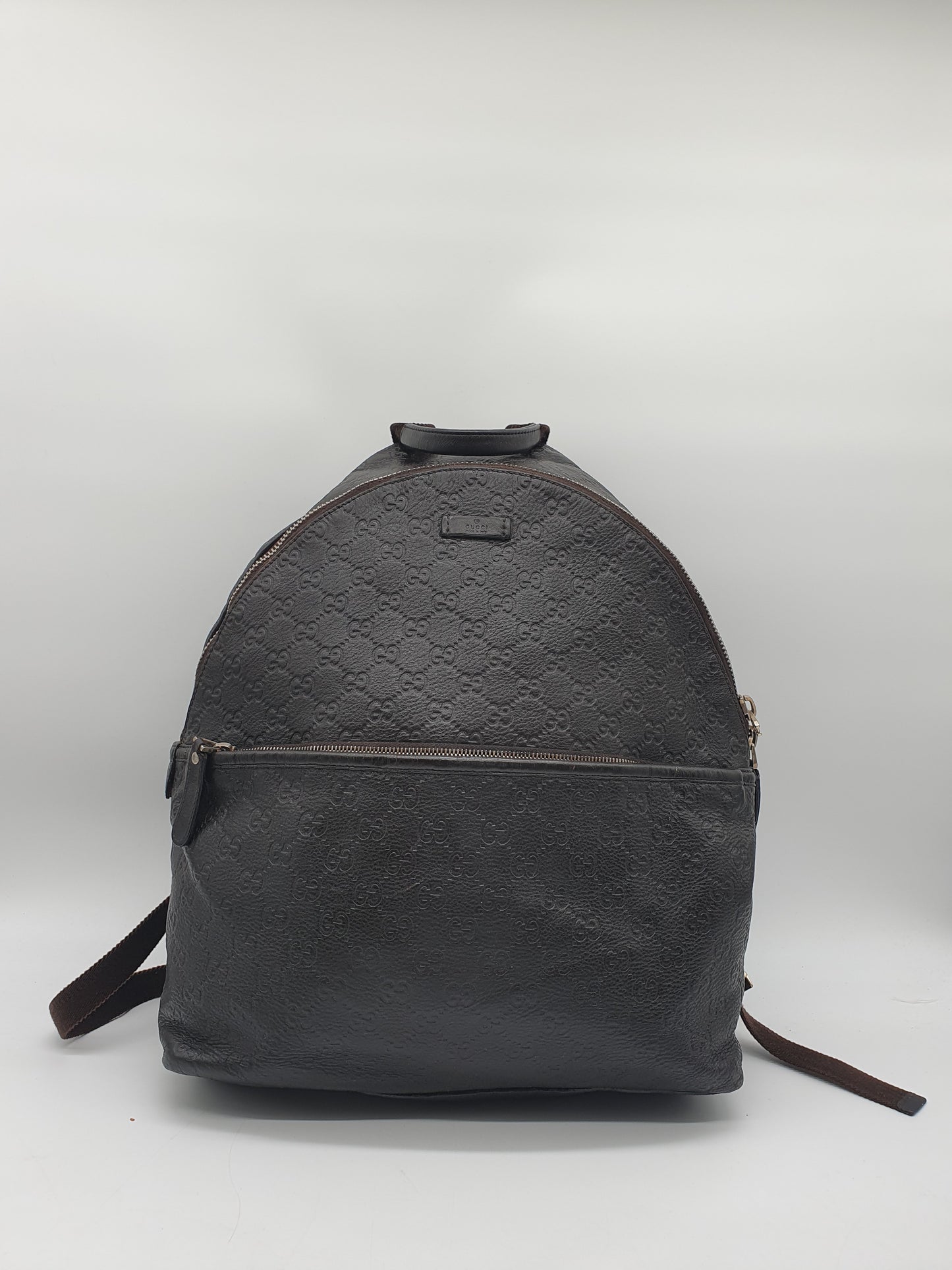 Gucci leather backpack