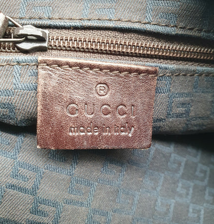 Gucci suede shoulder bag
