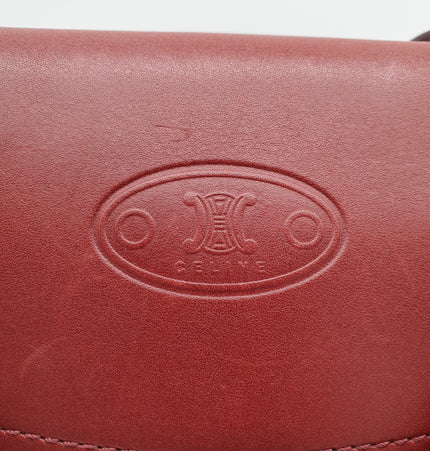 Celine leather shoulder bag