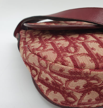 Dior monogram vintage denim crossbody bag