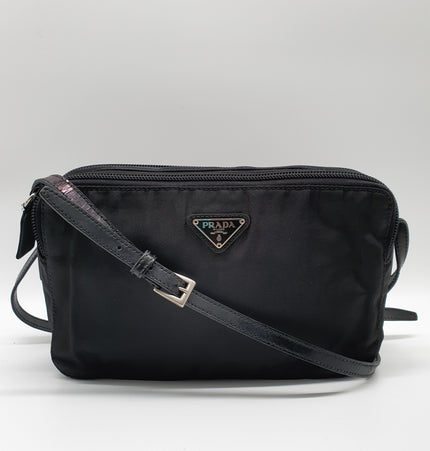 Prada nylon mini crossbody bag