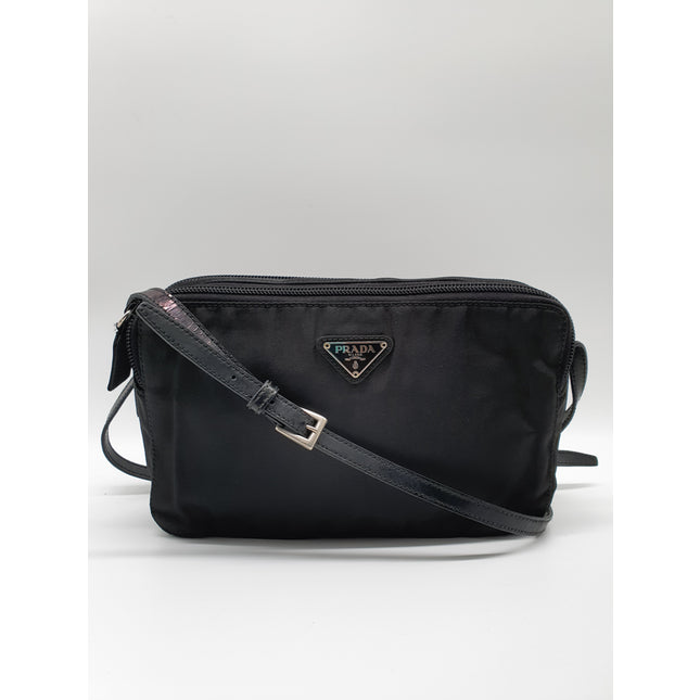 Prada nylon mini crossbody bag