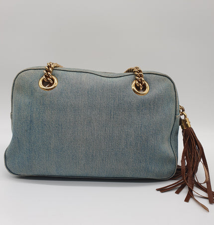 Gucci soho denim shoulder bag