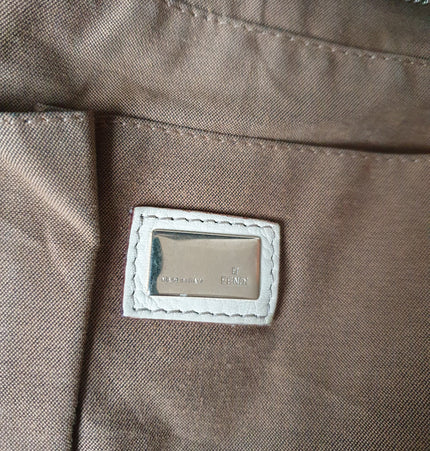 Sac bandoulière Fendi en tissu et cuir