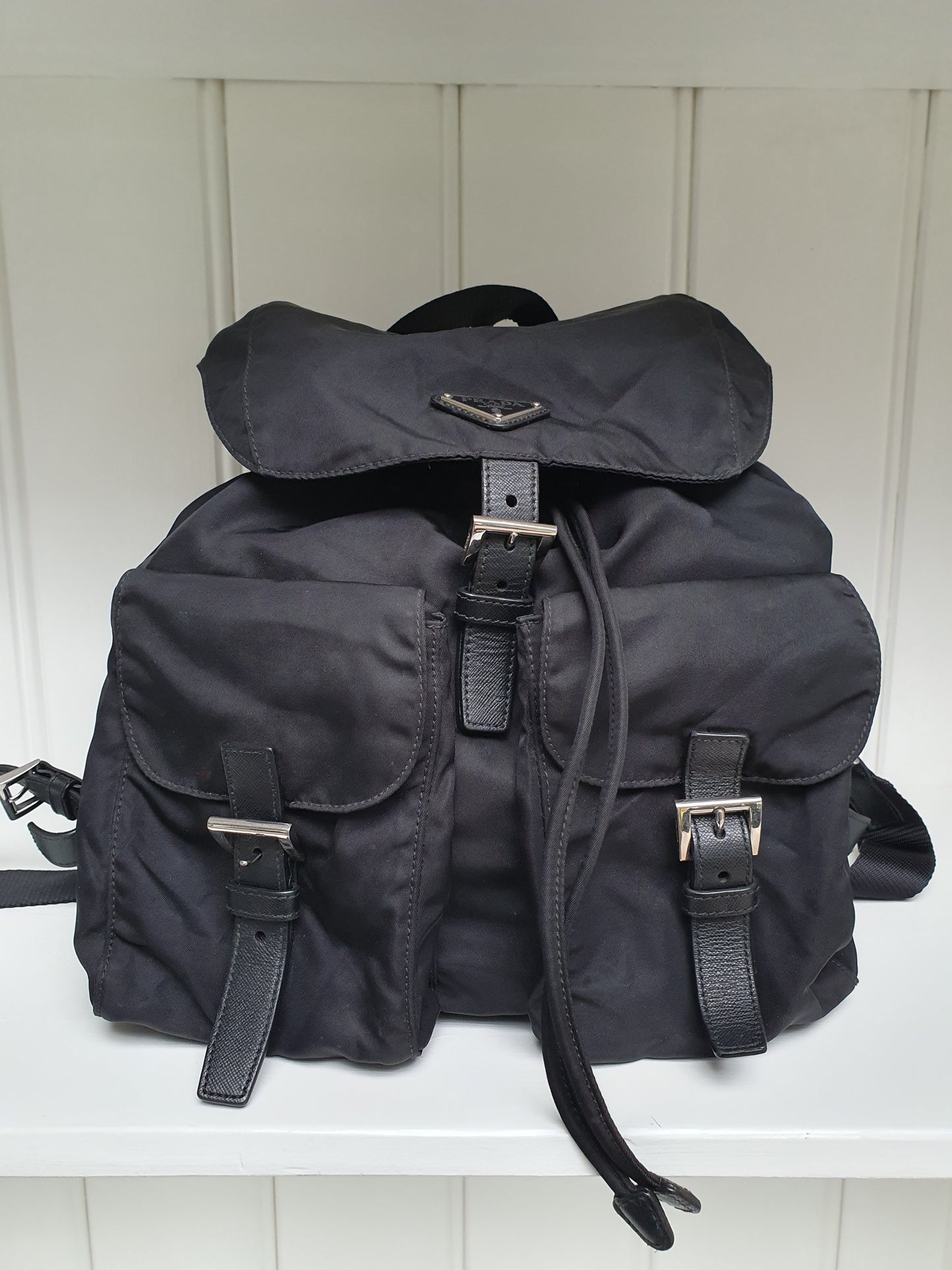 Prada renylon backpack