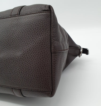 GUCCI  dome interlocking gg leather crossbody bag