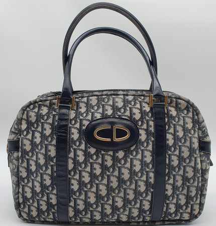 Dior bowling vintage denim monogram bag