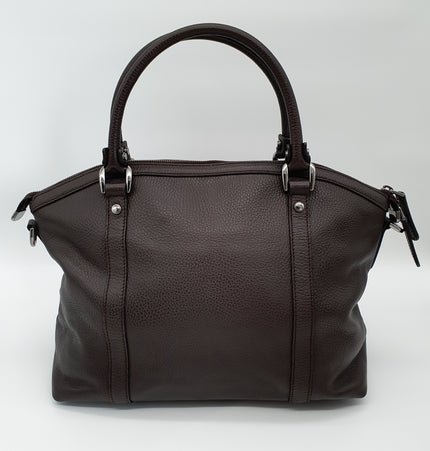 GUCCI  dome interlocking gg leather crossbody bag