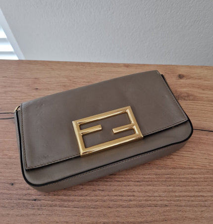 Fendi baguette chain crossbody bag