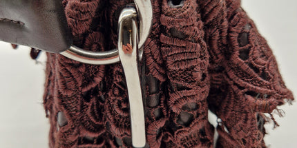 Prada lace shoulder bag