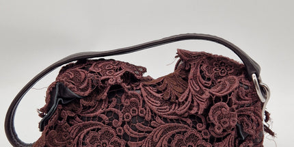 Prada lace shoulder bag