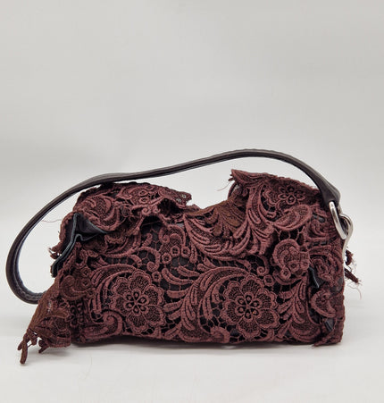 Prada lace shoulder bag