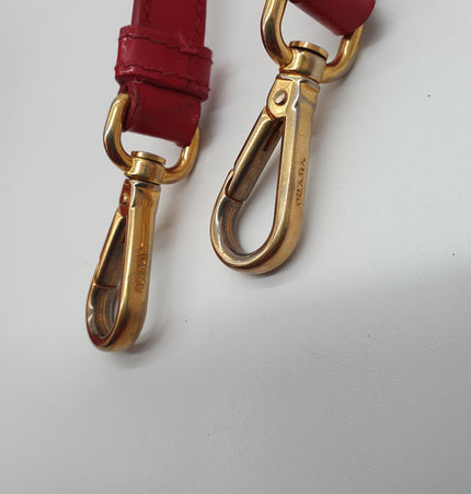 Prada galleria top handle crossbody bag