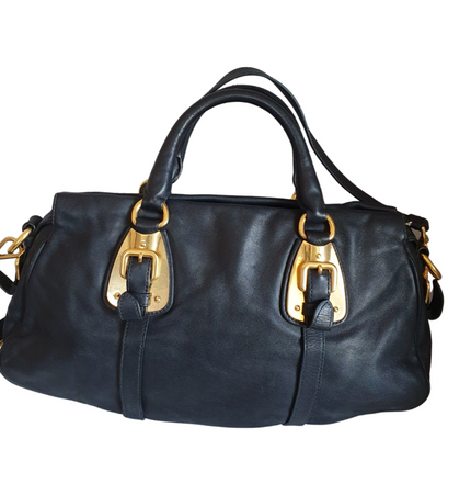 PRADA  leather handbag