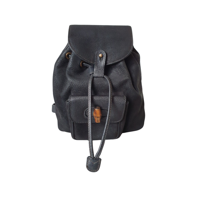Gucci bamboo backpack