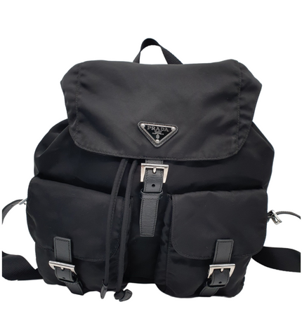 Prada cloth backpack