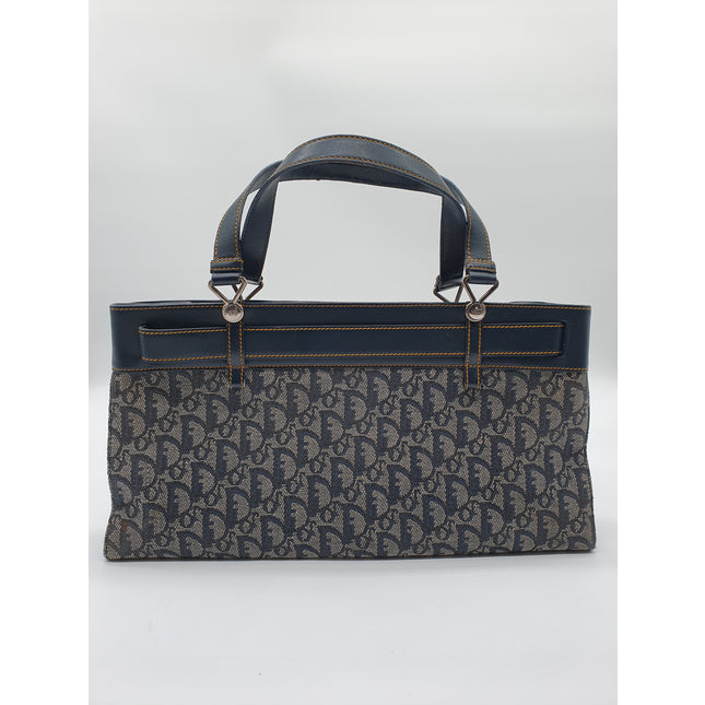 Dior saddle bowler denim handbag