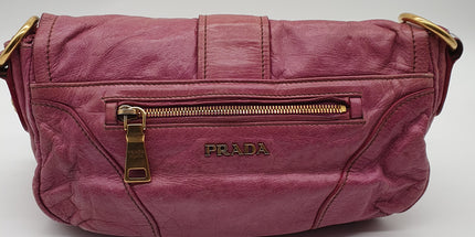 Prada leather shoulder bag