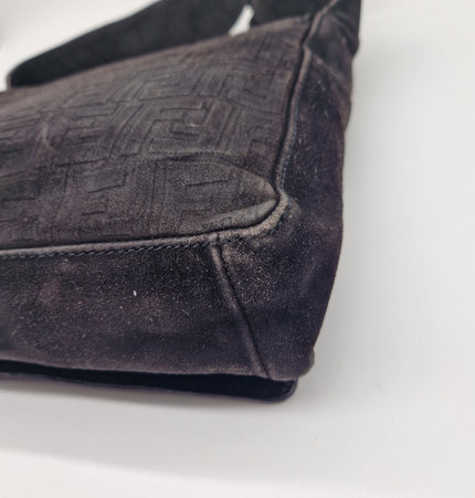 Fendi suede crossbody bag