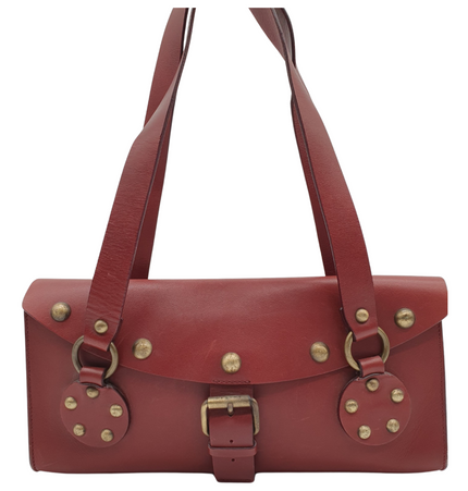 Celine leather shoulder bag