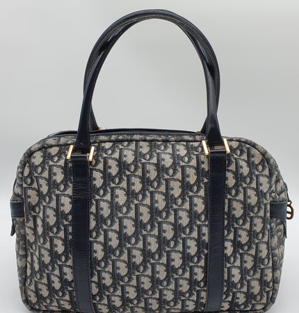 Dior bowling vintage denim monogram bag