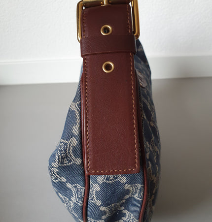 Celine triomphe large macadam crossbody bag