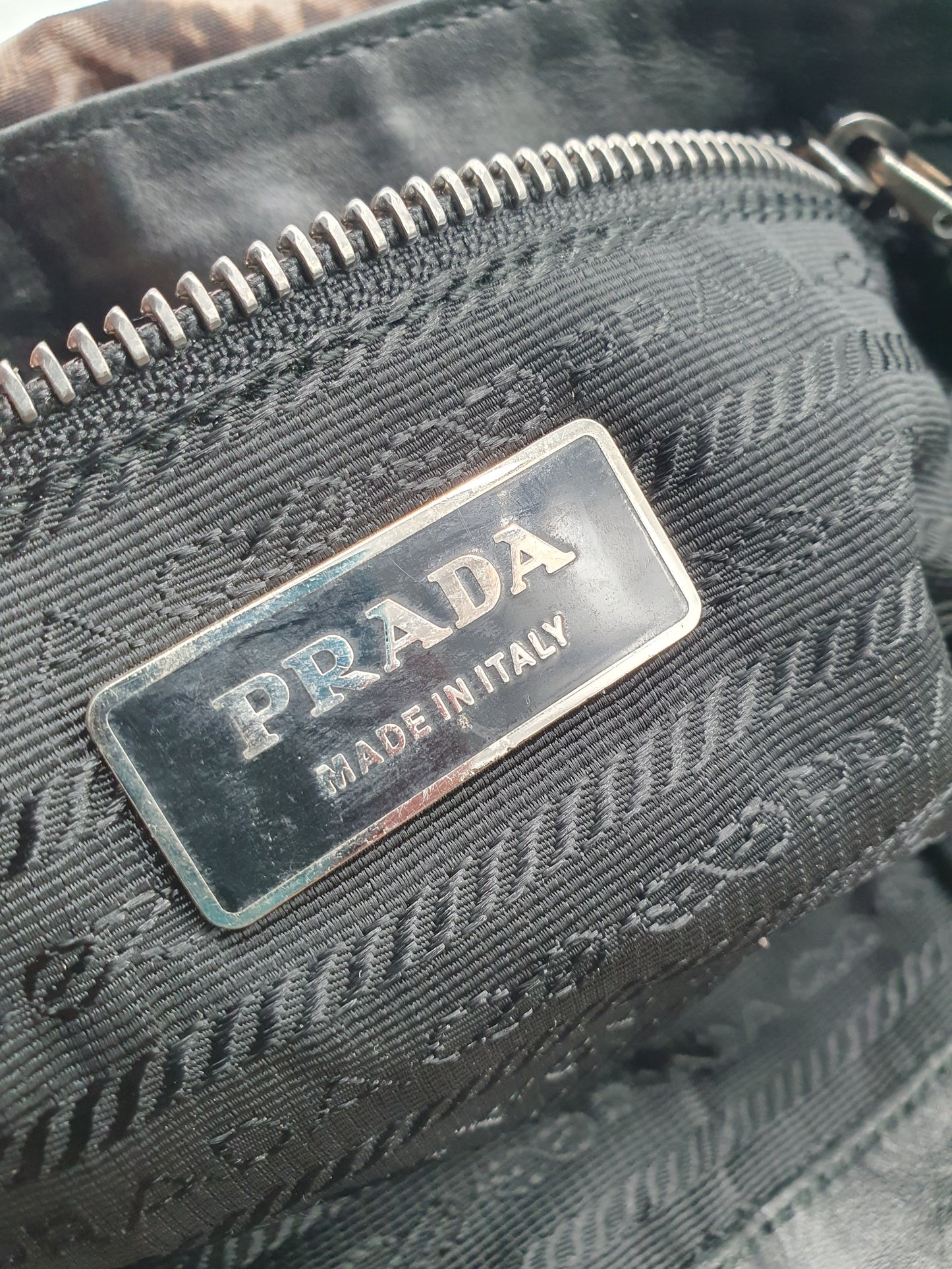 Prada cloth shoulder bag