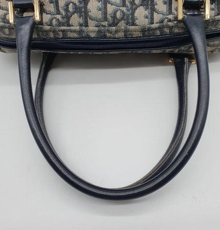 Dior bowling vintage denim monogram bag