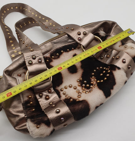Dolce and gabbana fur shoulder bag