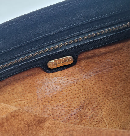 Fendi suede crossbody bag