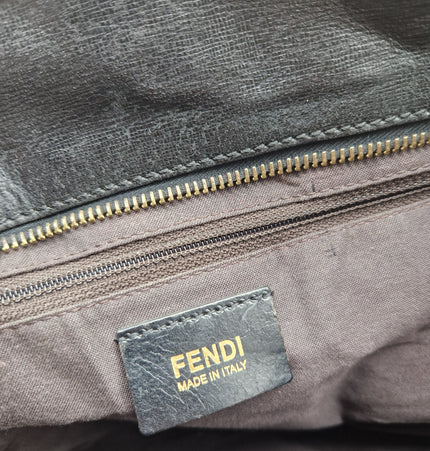 Sac bandoulière en tissu Fendi