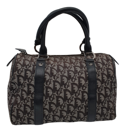 Dior Boston denim handbag