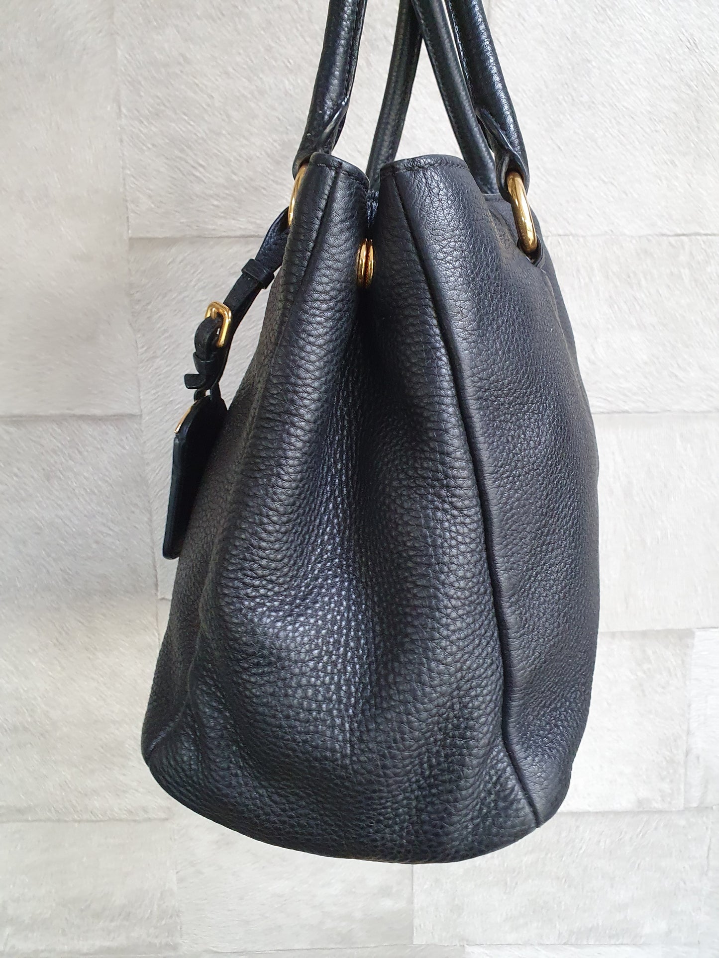 Prada leather handbag