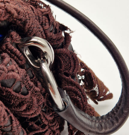 Prada lace shoulder bag