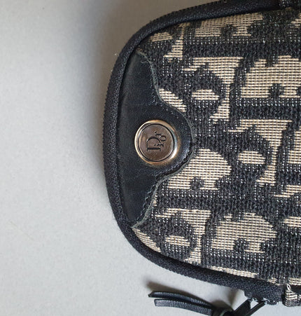 Dior coin denim pouch