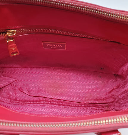 Prada galleria top handle crossbody bag