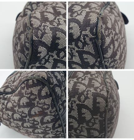 Dior Boston denim handbag