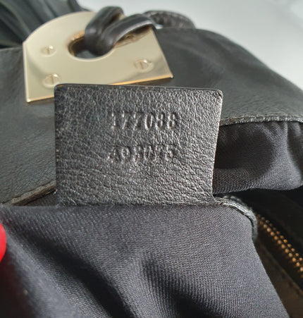 Gucci Indy cloth bag with tassle