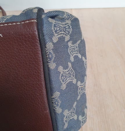 Sac bandoulière en denim Céline